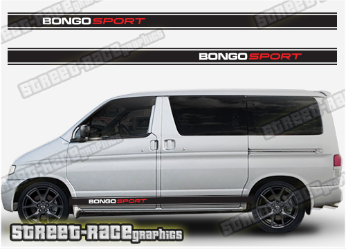 Mazda Bongo side stickers 004