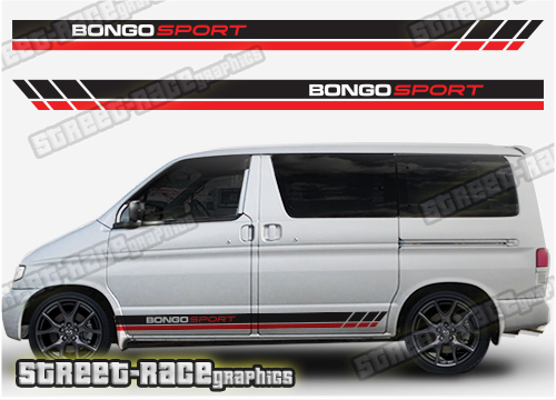 Mazda Bongo side stickers 005