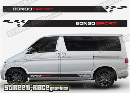 Mazda Bongo side stickers 006