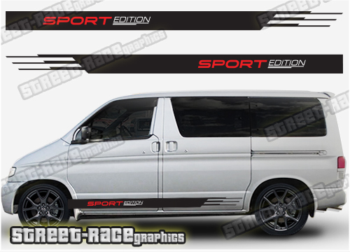 Mazda Bongo side stickers 009