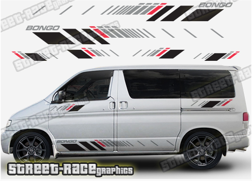 Mazda Bongo side stickers 010