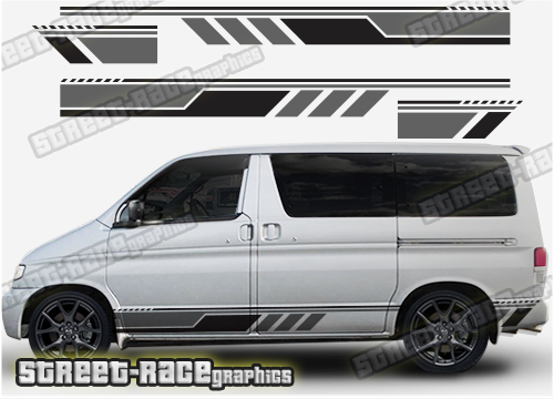 Mazda Bongo side stickers 011
