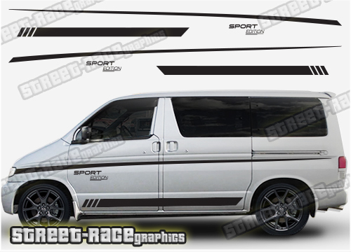 Mazda Bongo side stickers 013