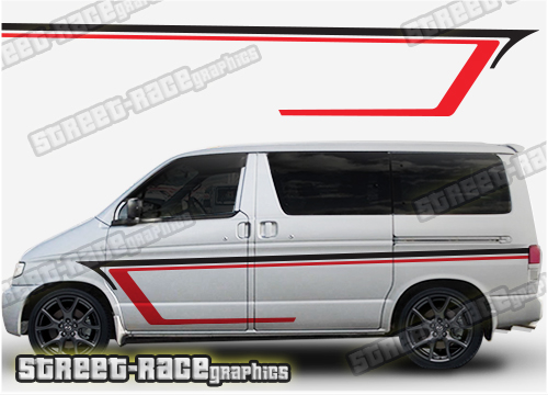 Mazda Bongo side stickers 014
