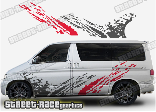 Mazda Bongo side stickers 017