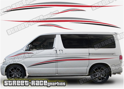 Mazda Bongo side stickers 019