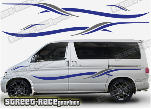Mazda Bongo side stickers 020