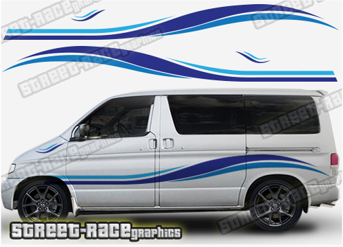 Mazda Bongo side stickers 022