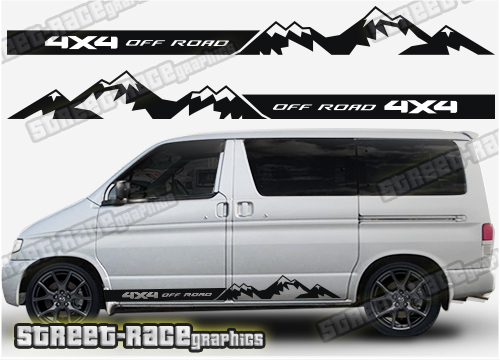 Mazda Bongo side stickers 026