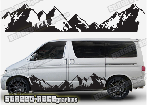 Mazda Bongo side stickers 031