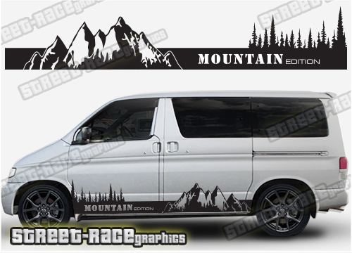Mazda Bongo side stickers 032