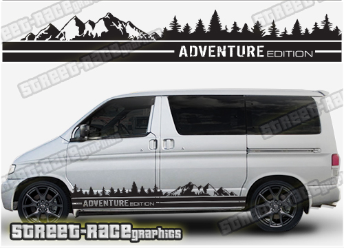 Mazda Bongo side stickers 033