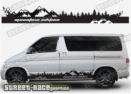 Mazda Bongo side stickers 034