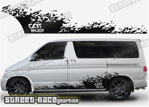 Mazda Bongo side stickers 036