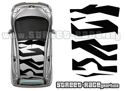Citroen C1 - 005 roof Zebra