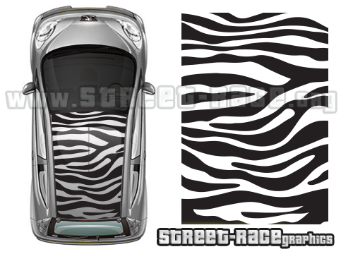 Citroen C1 - 006 roof Zebra