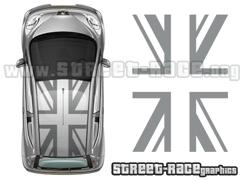 Citroen C1 020 - roof Union Jack graphics