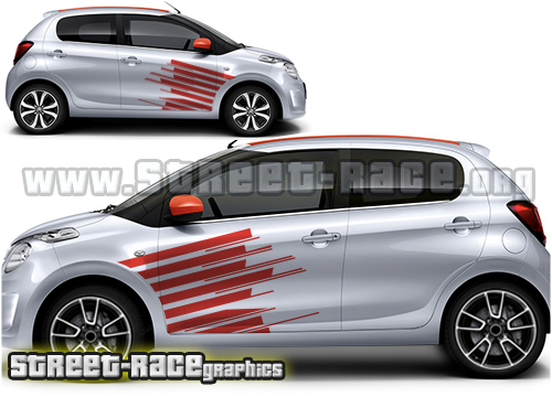 Citroen C1 rally 010 side graphics