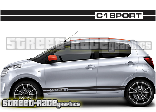 Citroen C1 - 052 side stripes