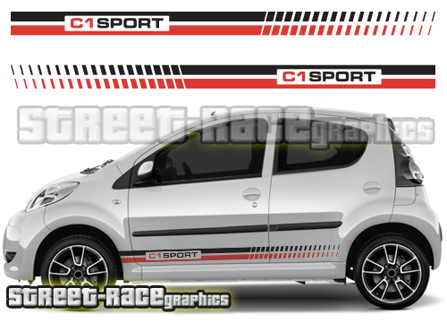 Citroen C1 - 053 side stripes