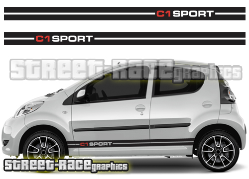 Citroen C1 - 067 side stripes