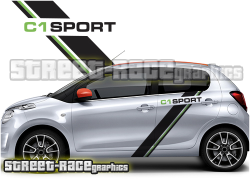 Citroen C1 - 075 side stripes