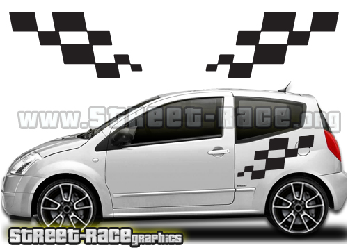 Citroen C2 - side flags 021
