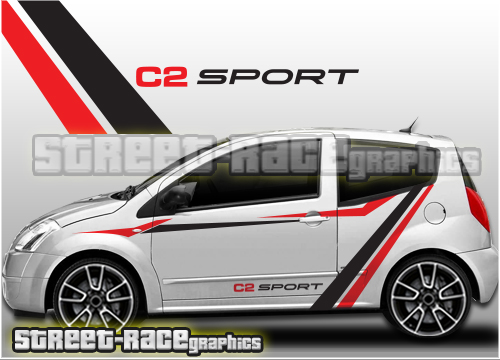 Citroen C2 rally graphics 030