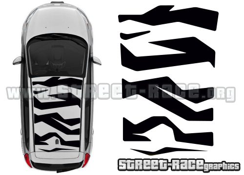Citroen C2 OTT 005 roof Zebra