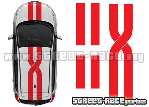 Citroen C2 OTT 016 double crossover OTT racing stripes