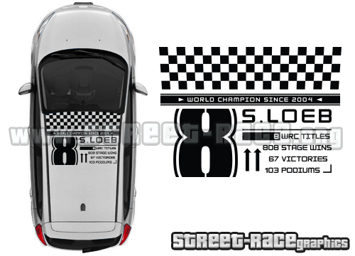 Citroen C2 OTT 017 roof Sebastien Loeb kit