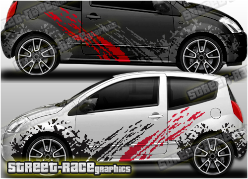 Citroen C2 rally graphics 001
