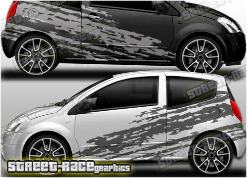 Citroen C2 rally graphics 007