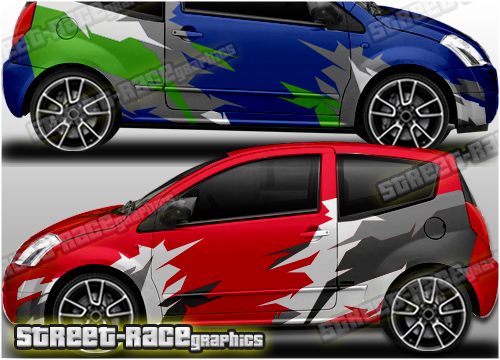 Citroen C2 rally graphics 011 - Image 2