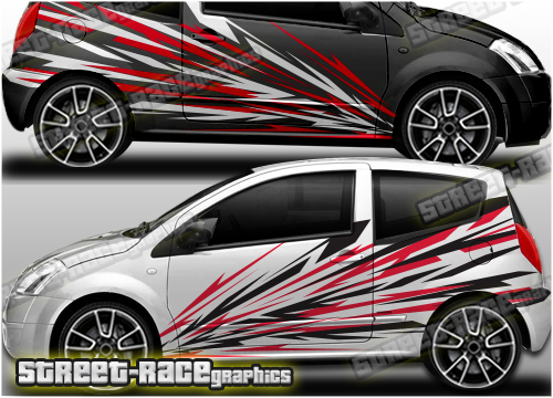 Citroen C2 rally graphics 024