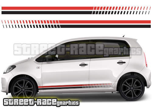 Skoda Citigo racing stripes 003