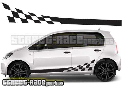 Skoda Citigo racing stripes 008 - sport