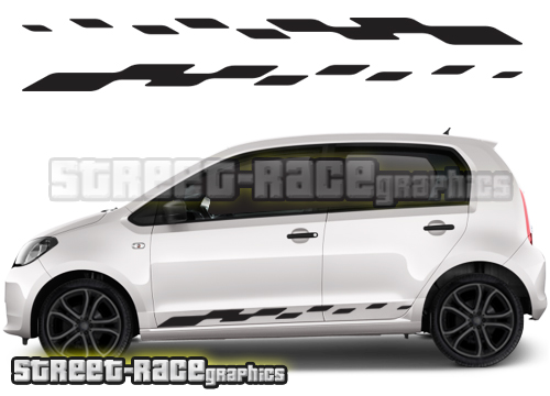 Skoda Citigo racing stripes 010 - sport