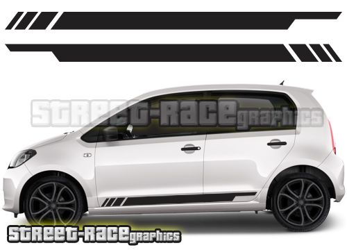 Skoda Citigo racing stripes 014