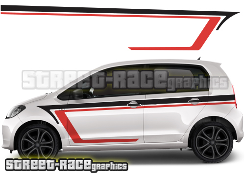 Skoda Citigo racing stripes 020
