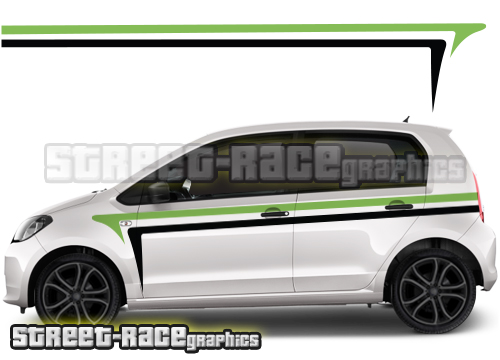 Skoda Citigo racing stripes 022