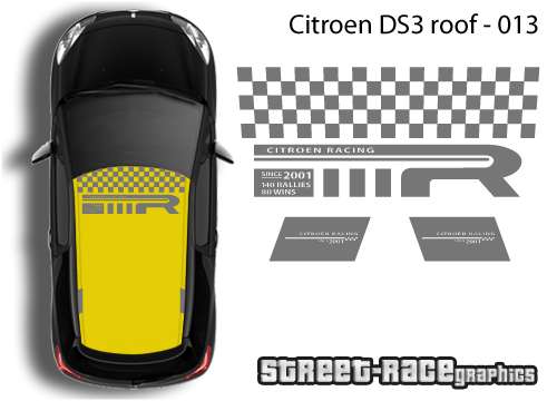 Citroen DS3 roof 013 Gold 2013 Edition