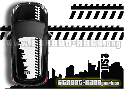 Citroen DS3 roof 016 Cityscape kit