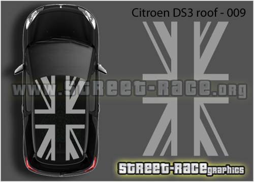 Citroen DS3 roof 070 Union Jack