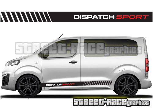 Citroen Dispatch / Jumpy racing stripes 005 - SPORT