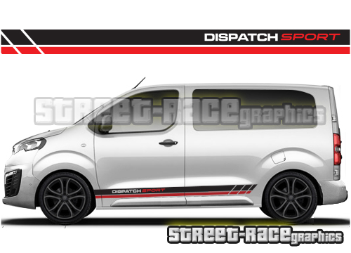 Citroen Dispatch / Jumpy racing stripes 008 - SPORT