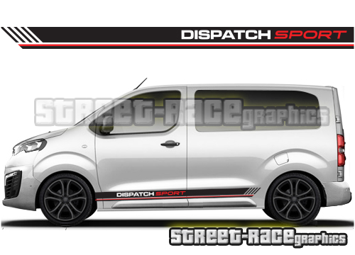 Citroen Dispatch / Jumpy racing stripes 013 - SPORT