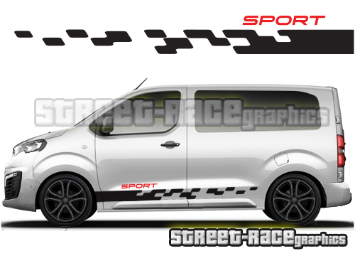 Citroen Dispatch / Jumpy racing stripes 016 - SPORT