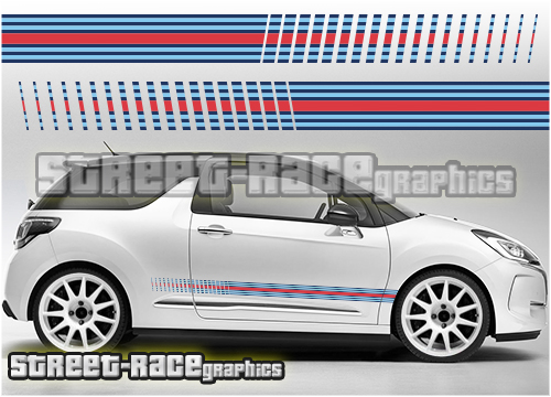Citroen Martini racing stripes 0012