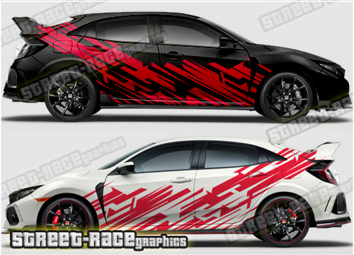 Honda Civic rally graphics 002